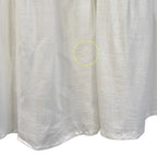 Zesica Smocked Bodice Tie-Shoulder Maxi Dress White