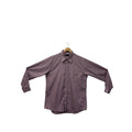 Purple Burgundy Micro-Check Button-Down Shirt