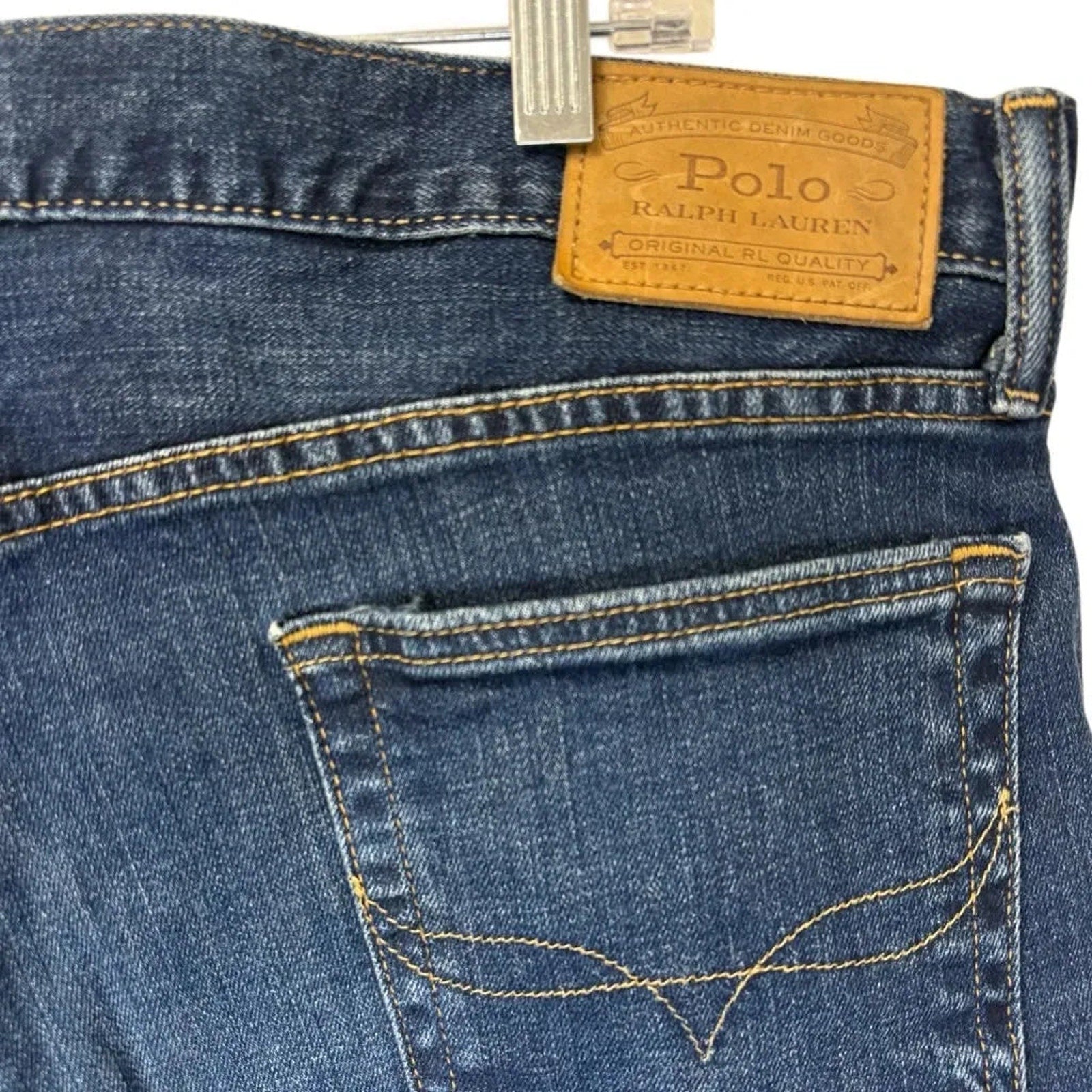 Polo Ralph Lauren Varick Slim Straight Dark Wash Jeans