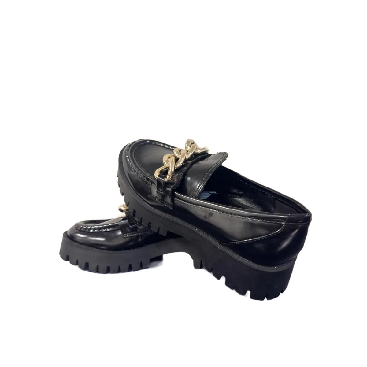 Guess Hillford Chain-Detail Platform Lug-Sole Loafers