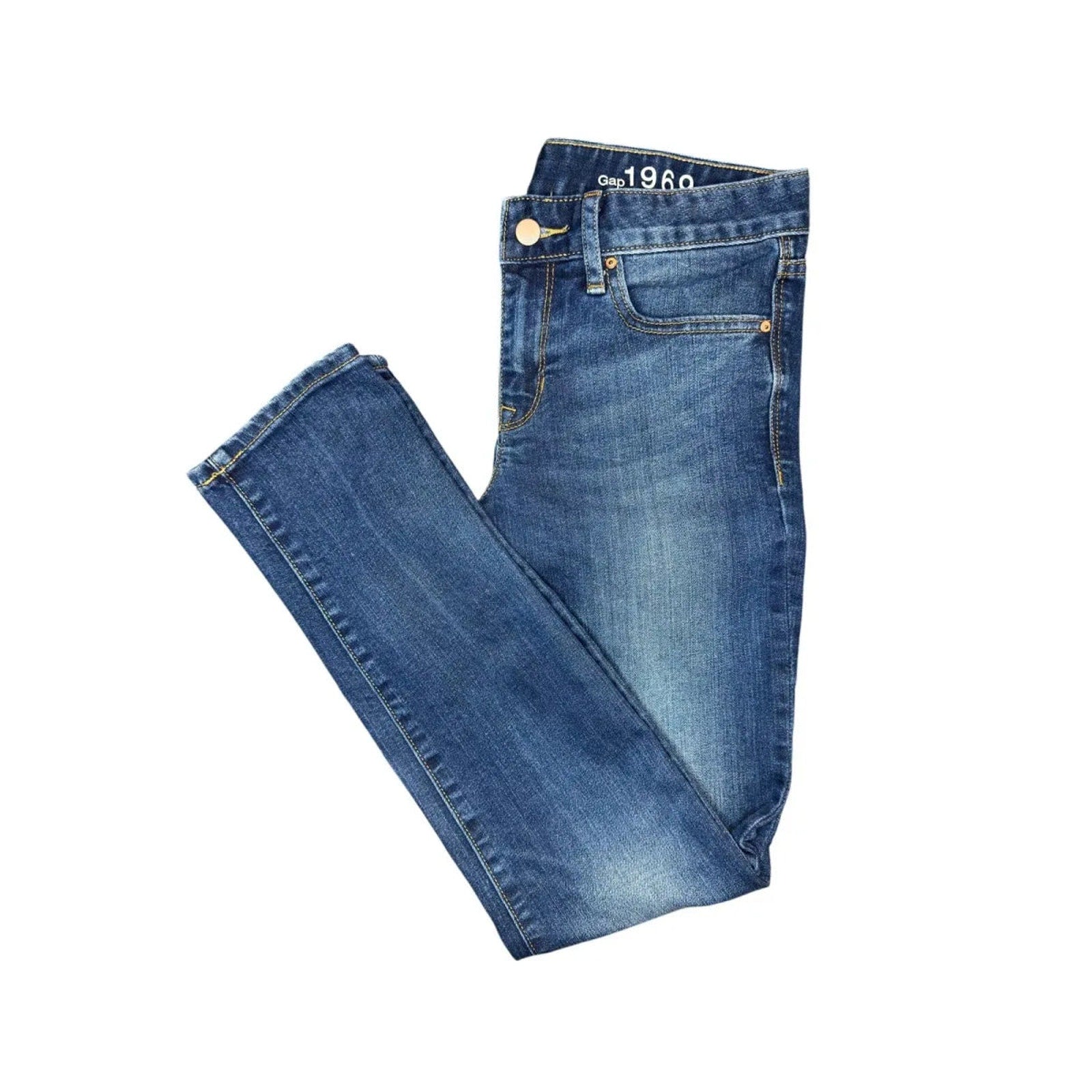 Gap 1969 Skinny Jeans Medium Blue Size 28