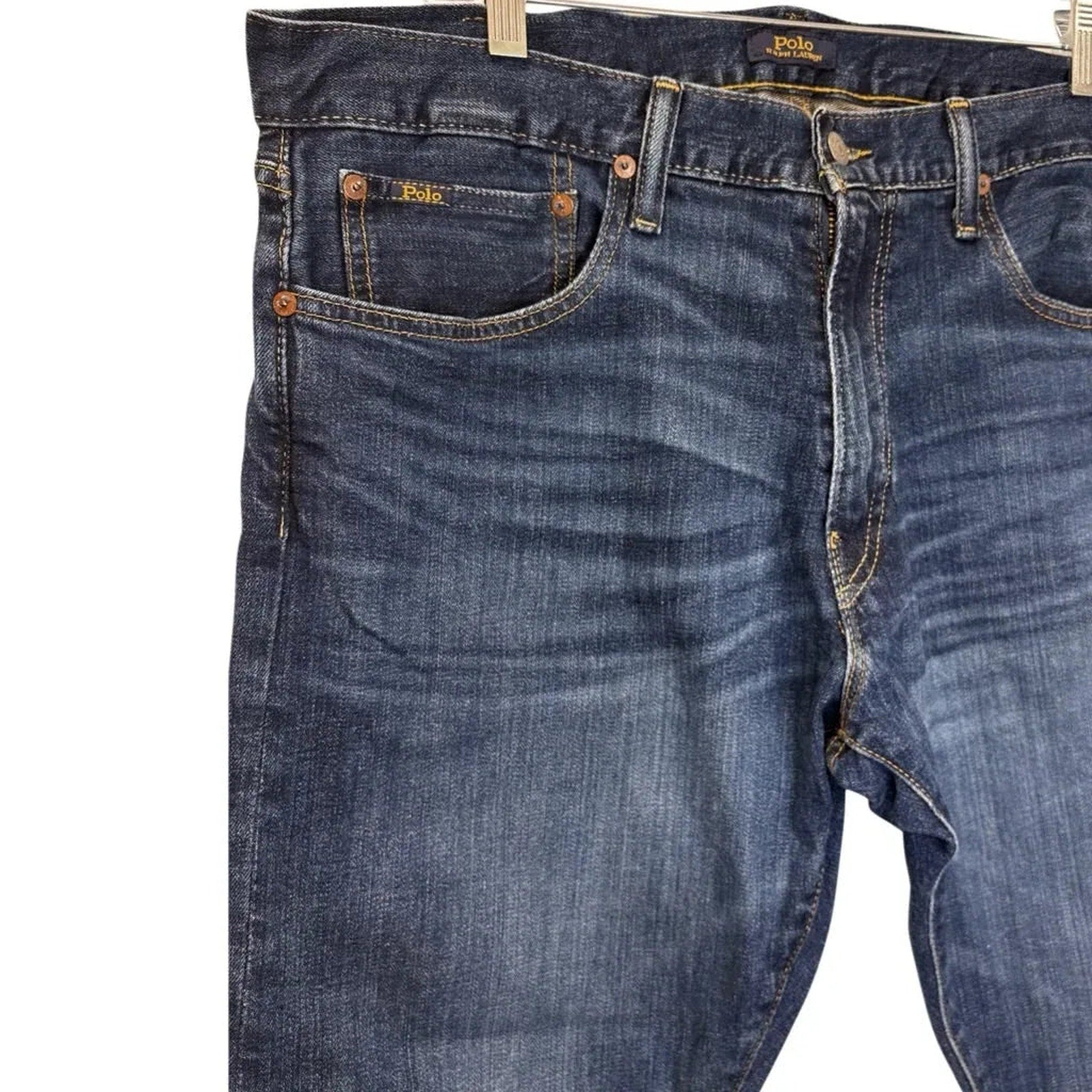 Polo Ralph Lauren Varick Slim Straight Dark Wash Jeans