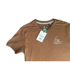 Free Planet National Park Graphic T-Shirt Brown