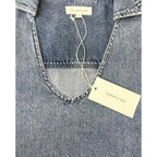 Assembly Label Genevieve Denim Mini Dress Light Blue