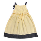Emily Rose Yellow Gingham Bee Embroidered Girls Dress Size 6