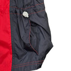 Nike Colorblock Windbreaker Track Jacket Red