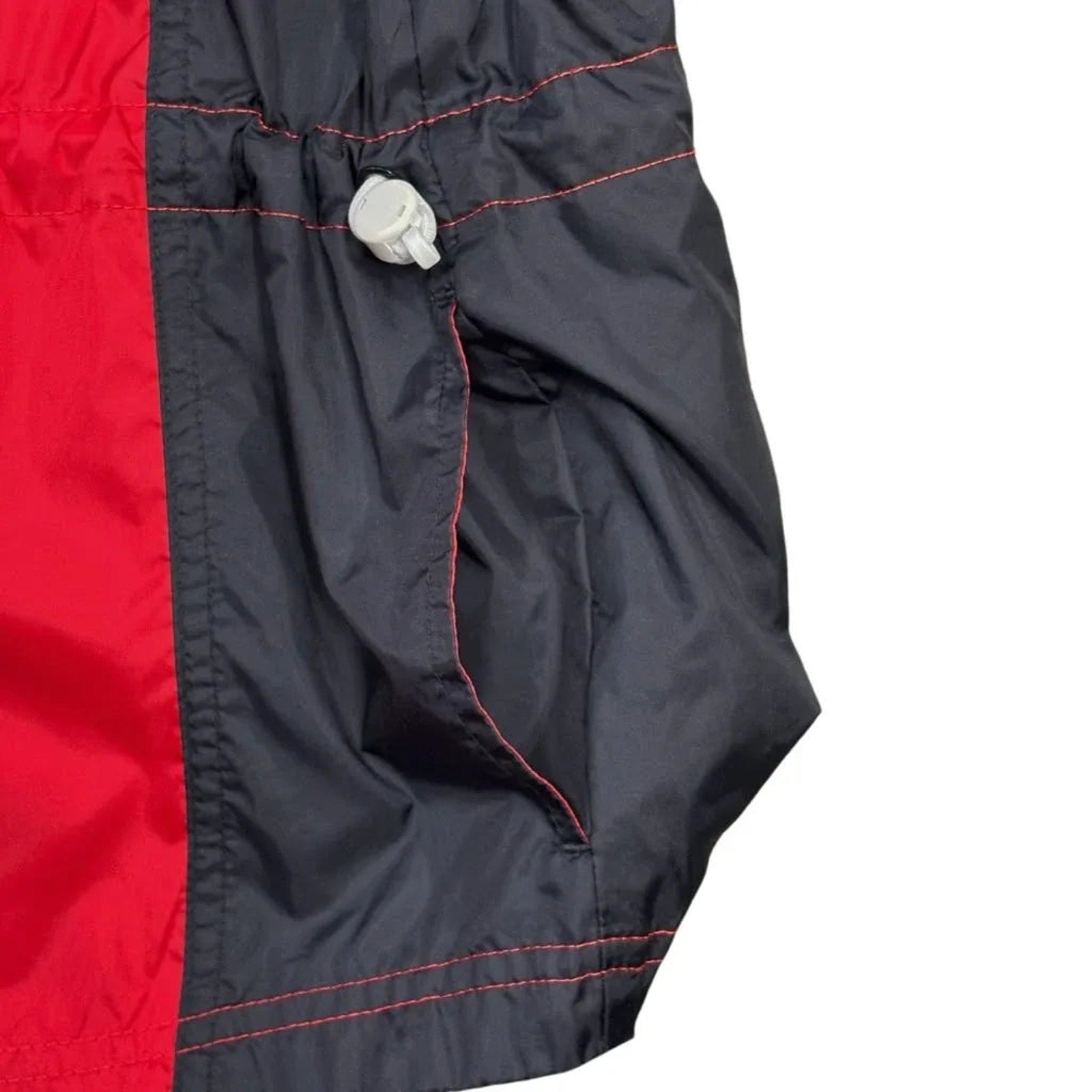 Nike Colorblock Windbreaker Track Jacket Red