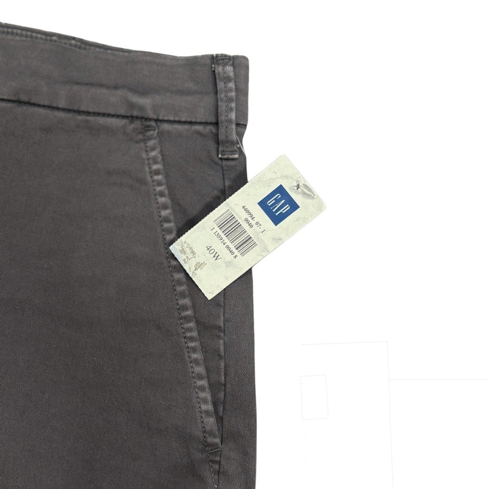 Gap Men's 7" Chino Shorts Dark Gray Size 40