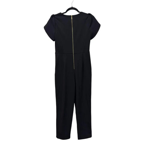 Black short-sleeve Calvin Klein jumpsuit