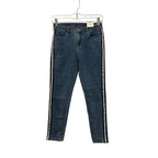American Eagle Kids Skinny Jeans Medium Blue Side Stripe