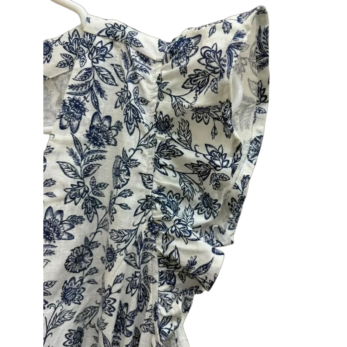 Tommy Hilfiger Floral Ruffle Sleeve Midi Wrap Dress