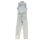 Fashion Nova Sleeveless Denim Jumpsuit Light Blue XS