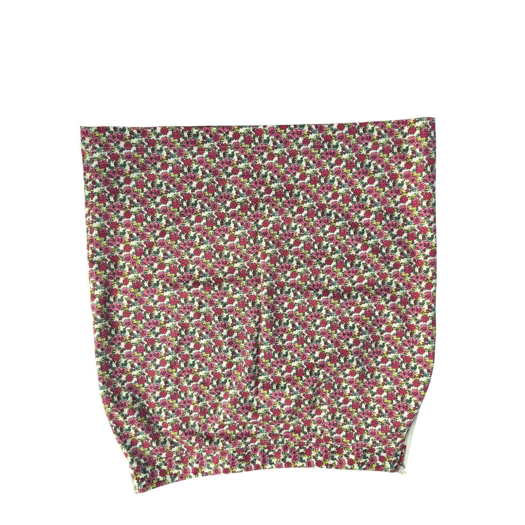 Brooks Brothers Ditsy Floral Linen Blend Pencil Skirt White