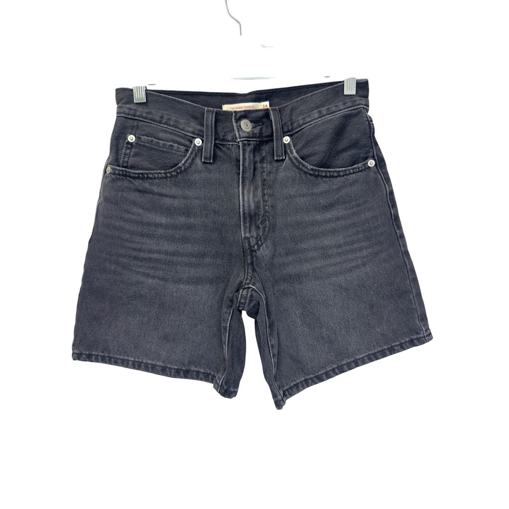 Levi's '94 Baggy Shorts Women Washed Black Size 24