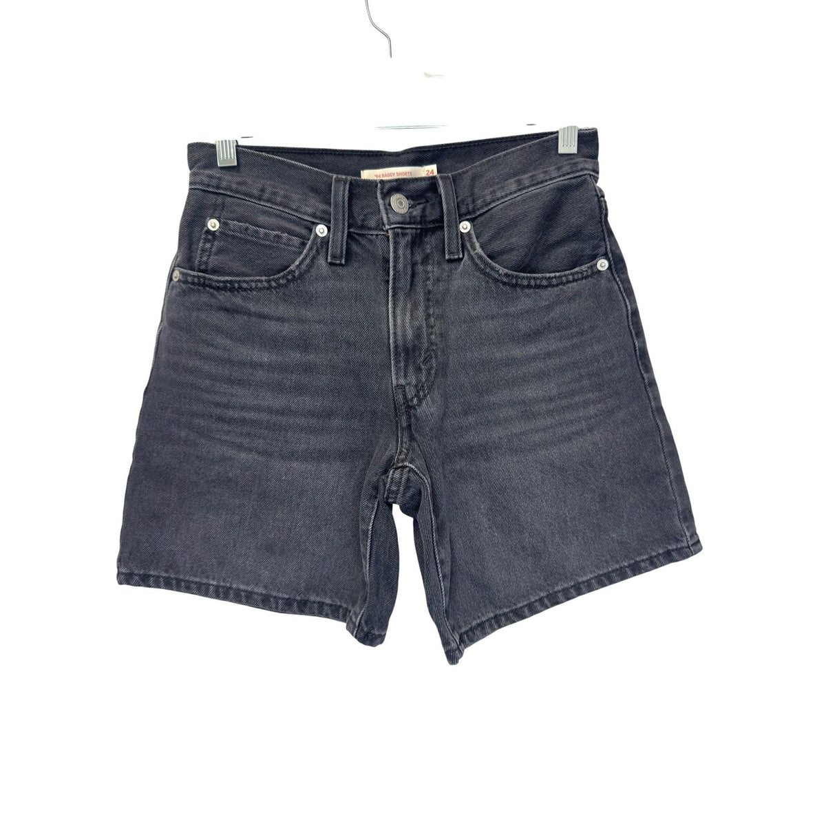 Levi's '94 Baggy Shorts Women Washed Black Size 24