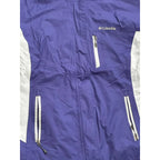 Columbia Omni-Heat Interchange Hooded Rain Jacket Purple