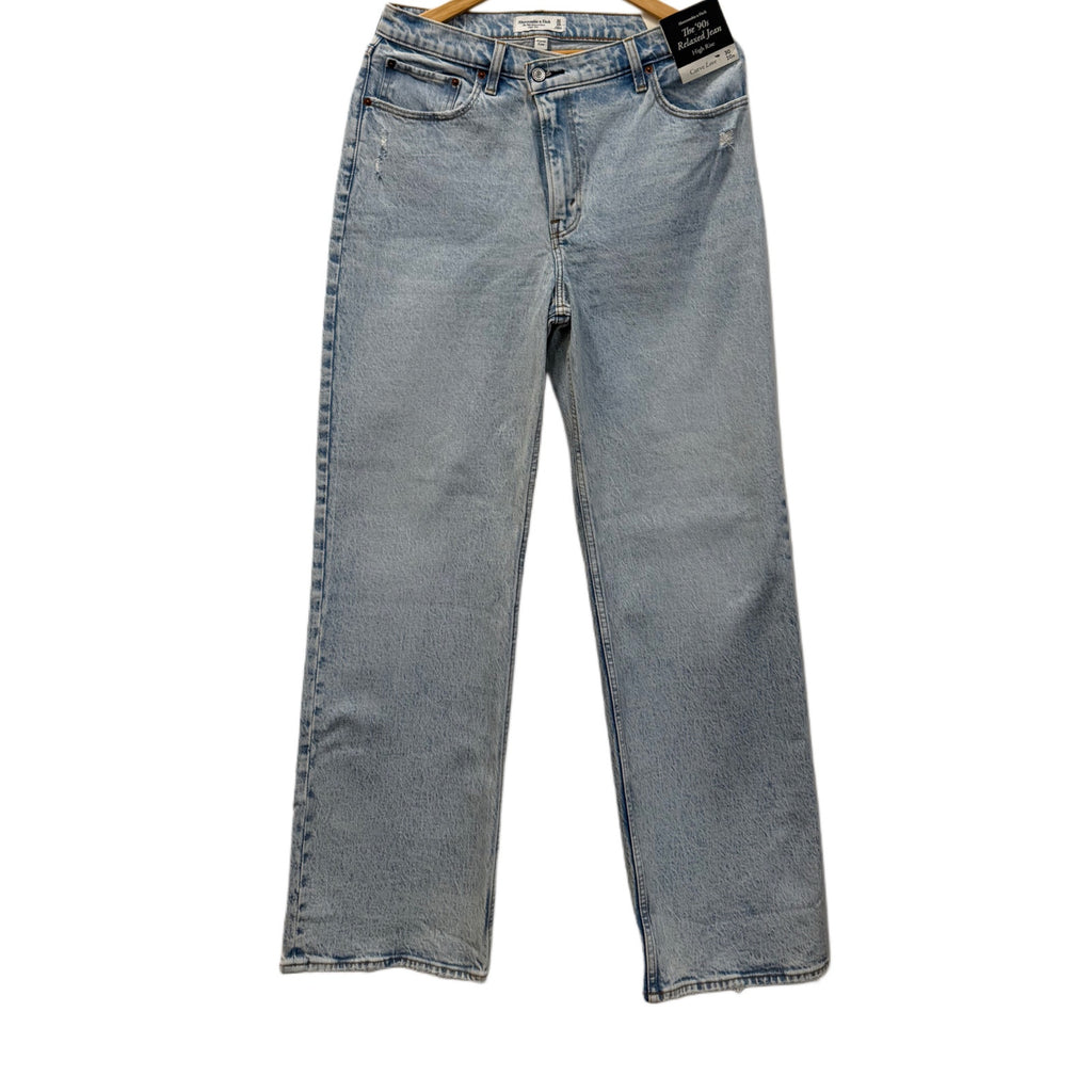 Abercrombie & Fitch light blue woman's jeans high rise in size 30/10 regular NEW