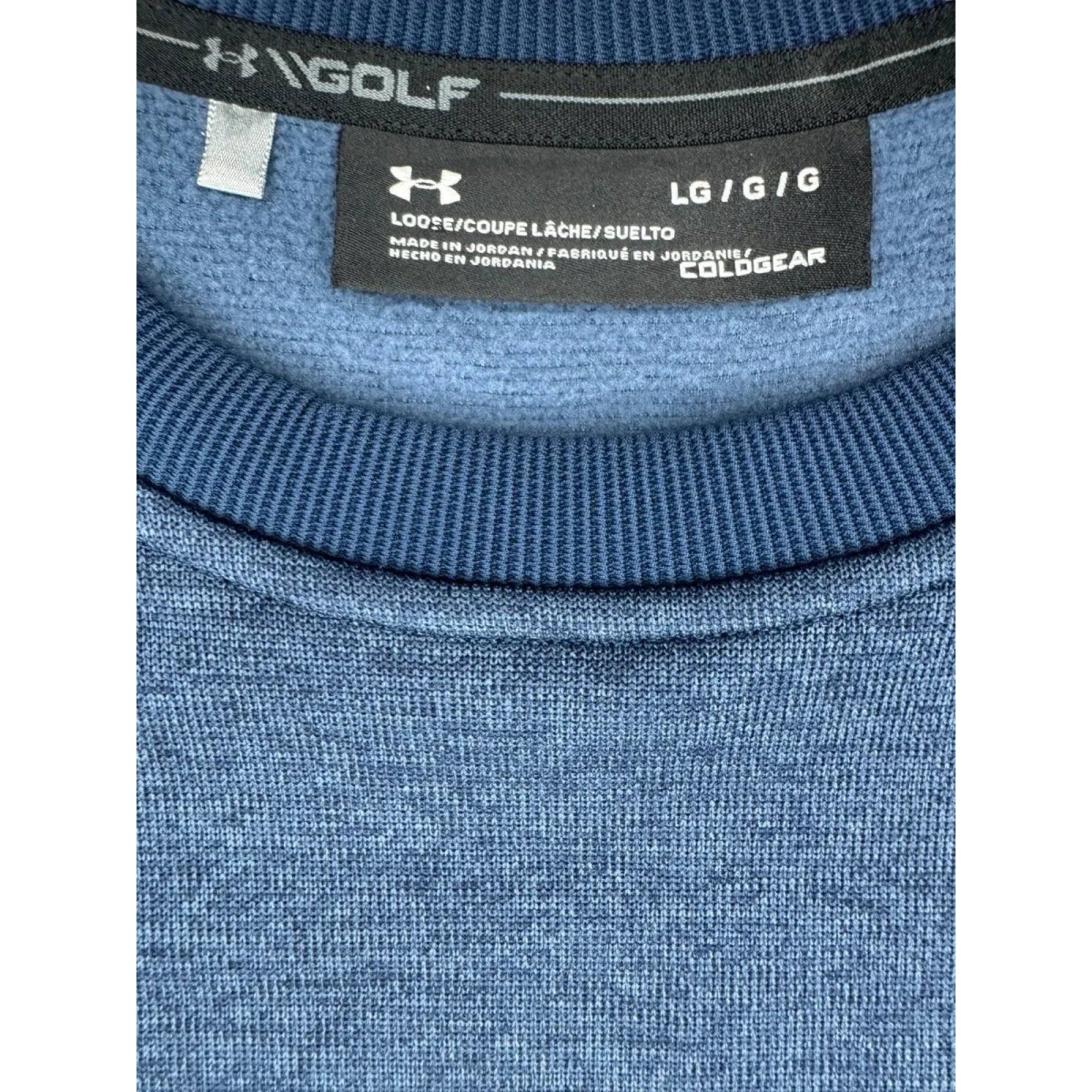 Under Armour UA Golf ColdGear Crewneck Sweatshirt Blue