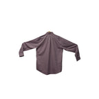 Purple Burgundy Micro-Check Button-Down Shirt