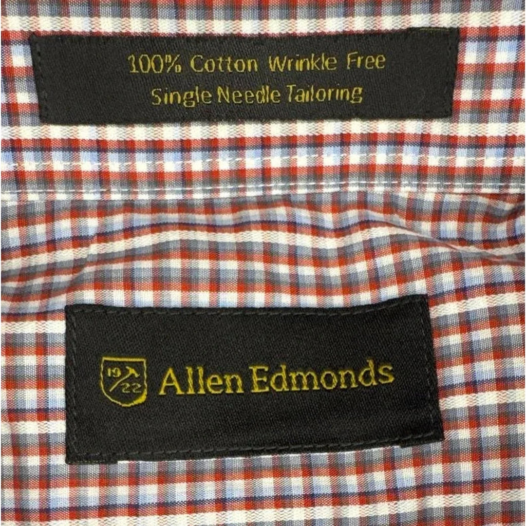 Purple Burgundy Micro-Check Button-Down Shirt