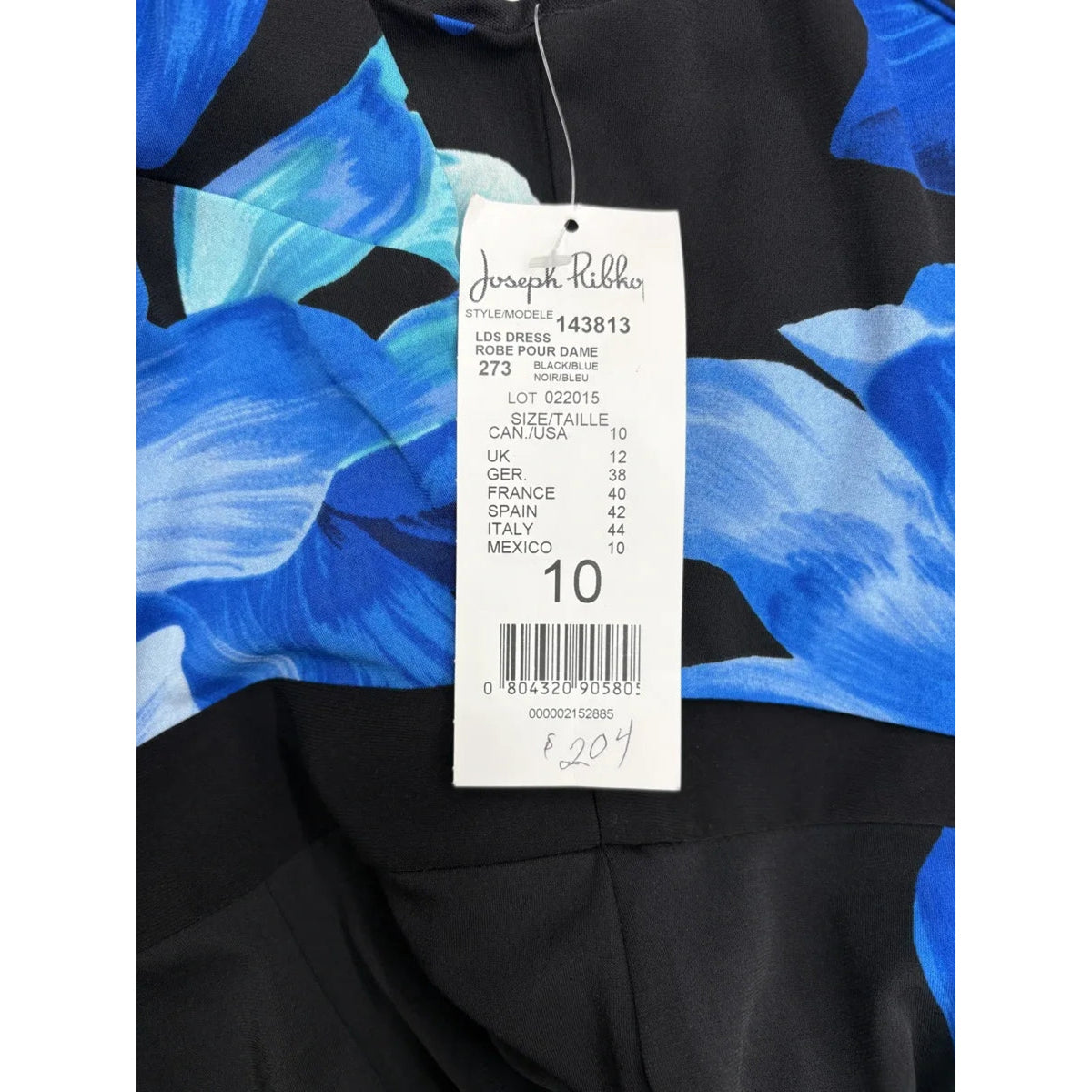 Joseph Ribkoff Floral Print Sleeveless Sheath Dress