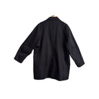 Joseph Abboud Modern Fit Black Overcoat