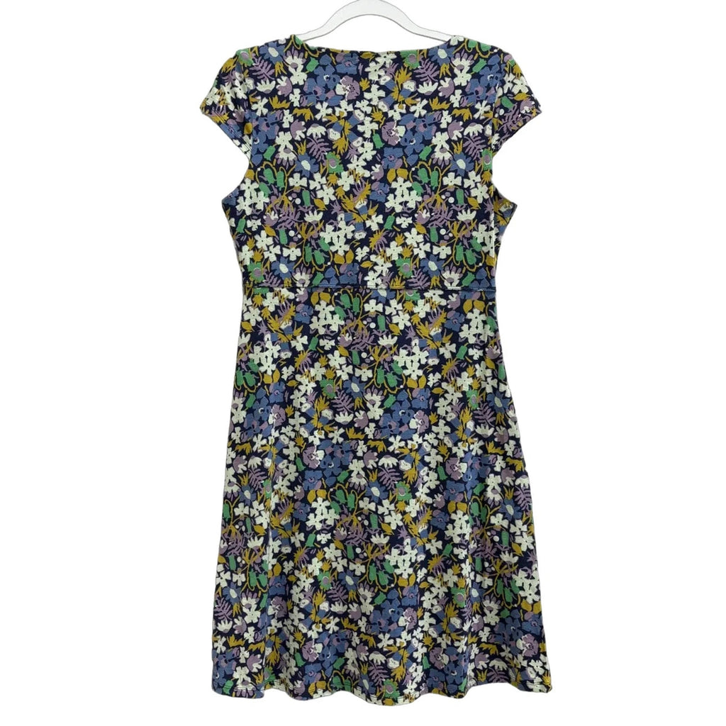 Toad&Co Floral Print Short Sleeve Dress