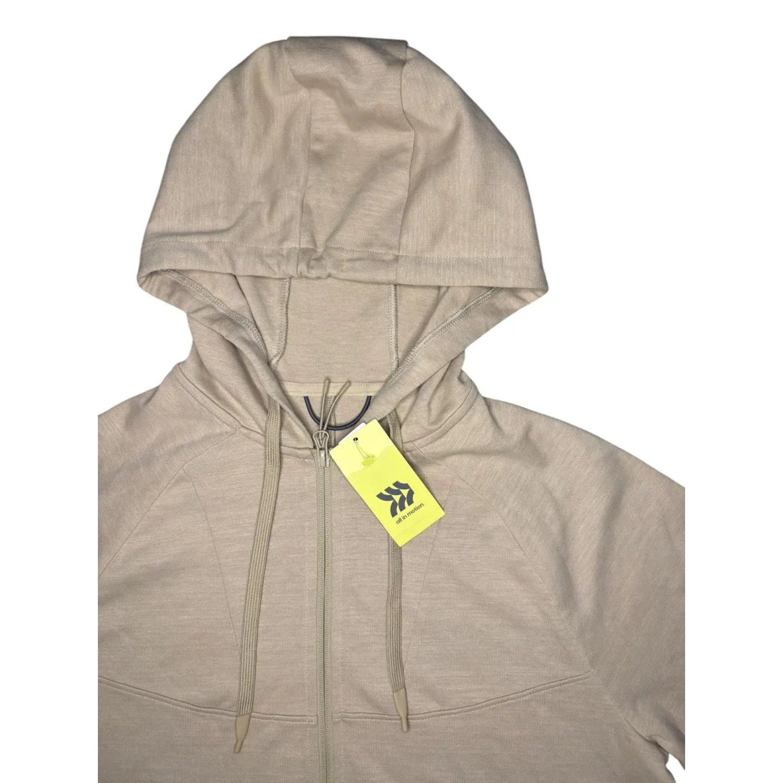 All In Motion Siro Ponte Full Zip Hoodie Beige