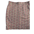 Brooks Brothers Ditsy Floral Linen Blend Pencil Skirt White