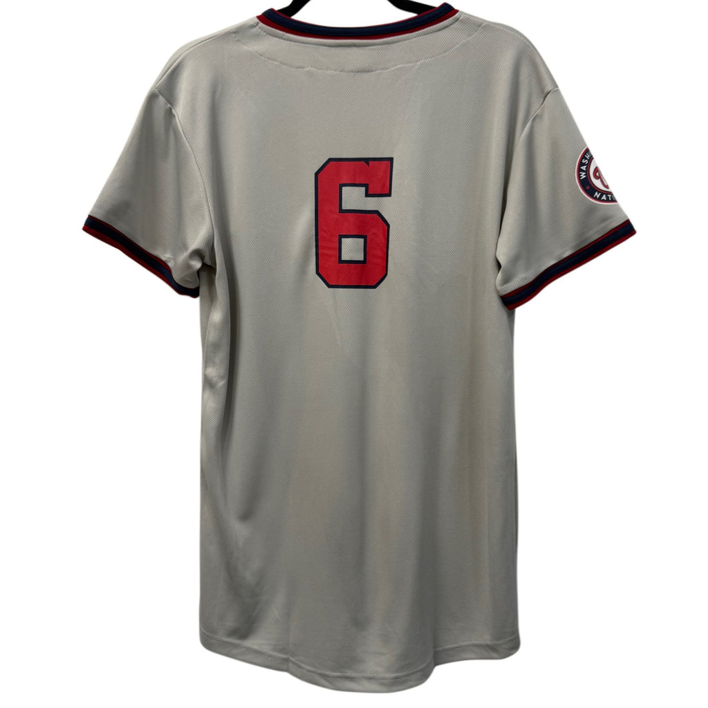 Washington Nationals Away Jersey #6 Youth XL Gray