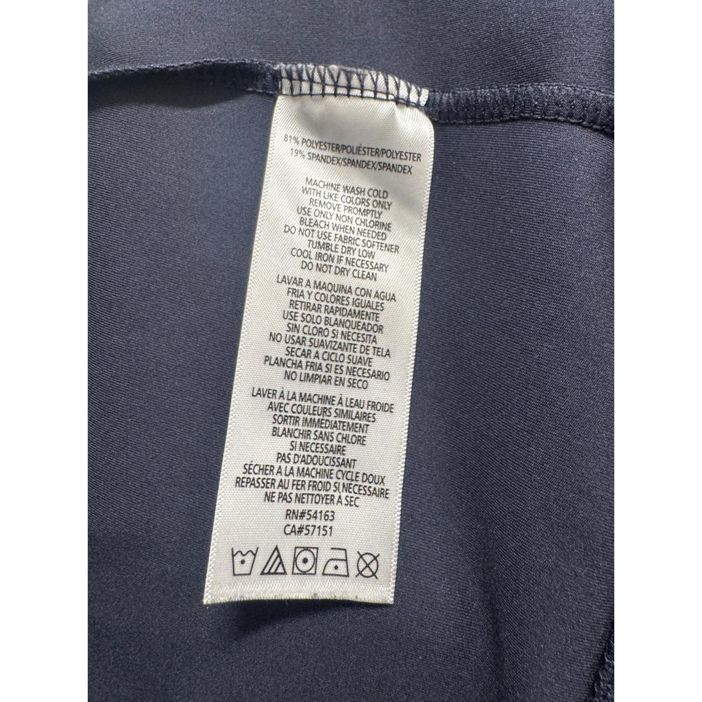 Navy Calvin Klein Performance Stretch pants and zip-up sweatshirt set