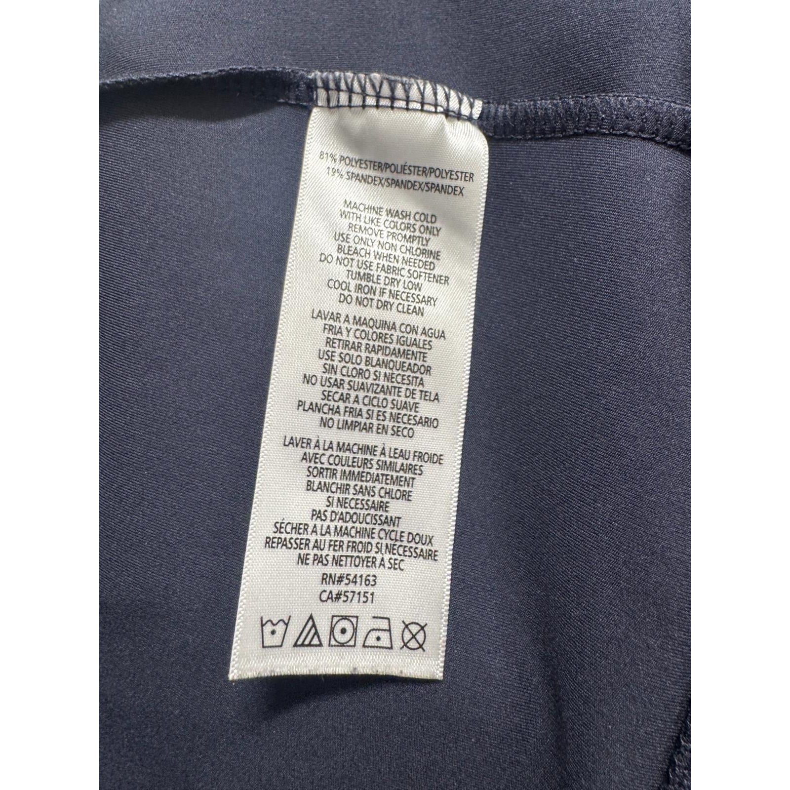 Navy Calvin Klein Performance Stretch pants and zip-up sweatshirt set