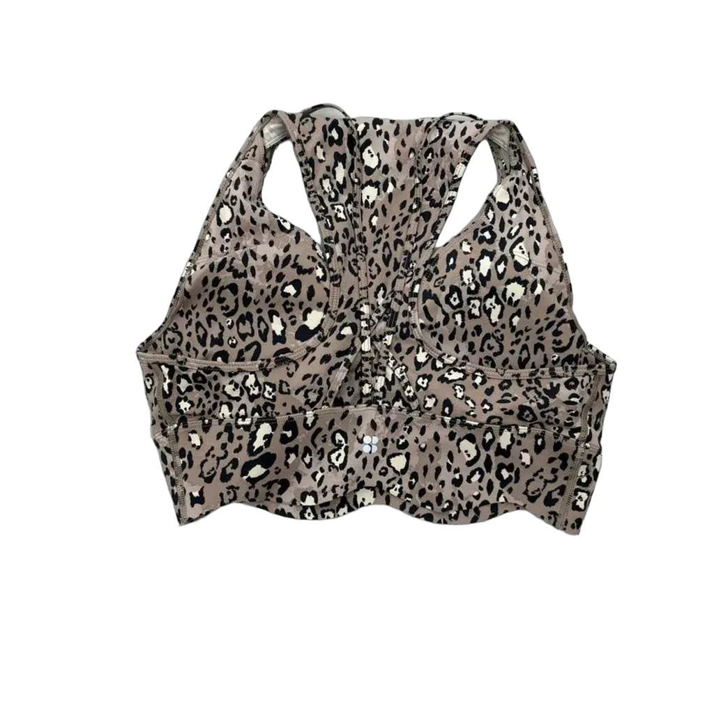 Sweaty Betty Leopard Print Sports Bra Racerback