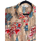 Multicolor Floral Print Polyester Top