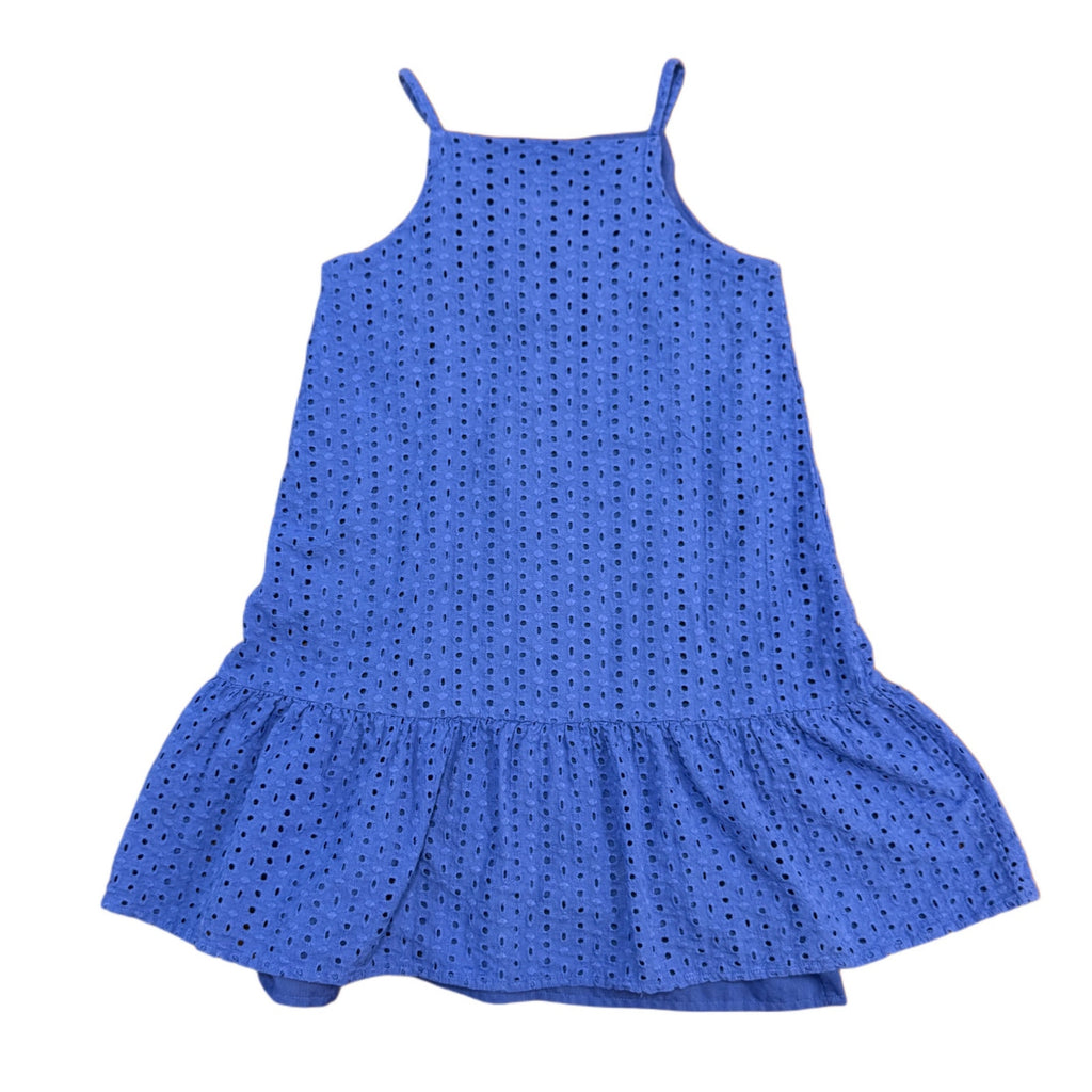 Kids children's Place  blue spaghetti strap flared dress for girls in size  10/12