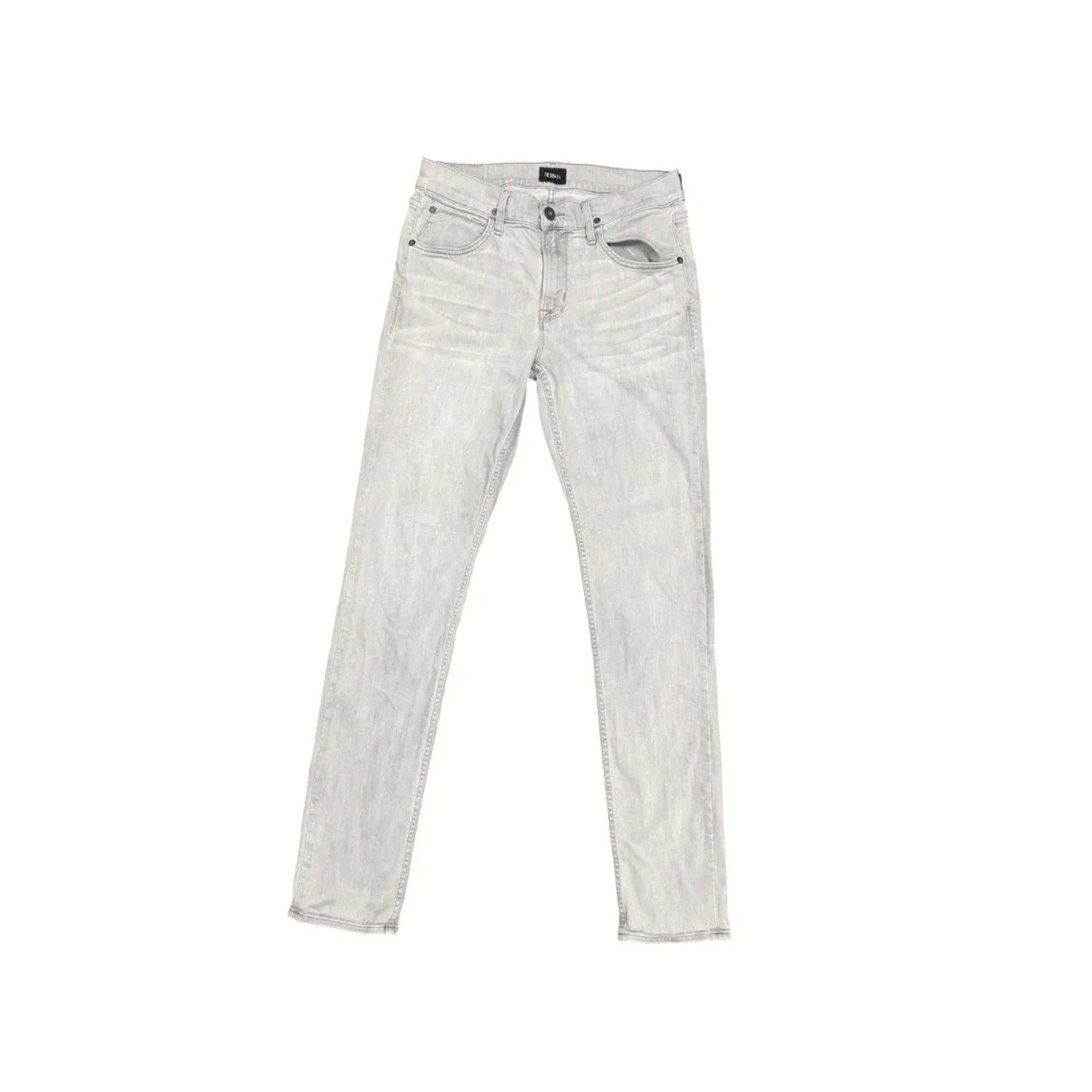 Hudson Blake Slim Straight Jeans Light Grey