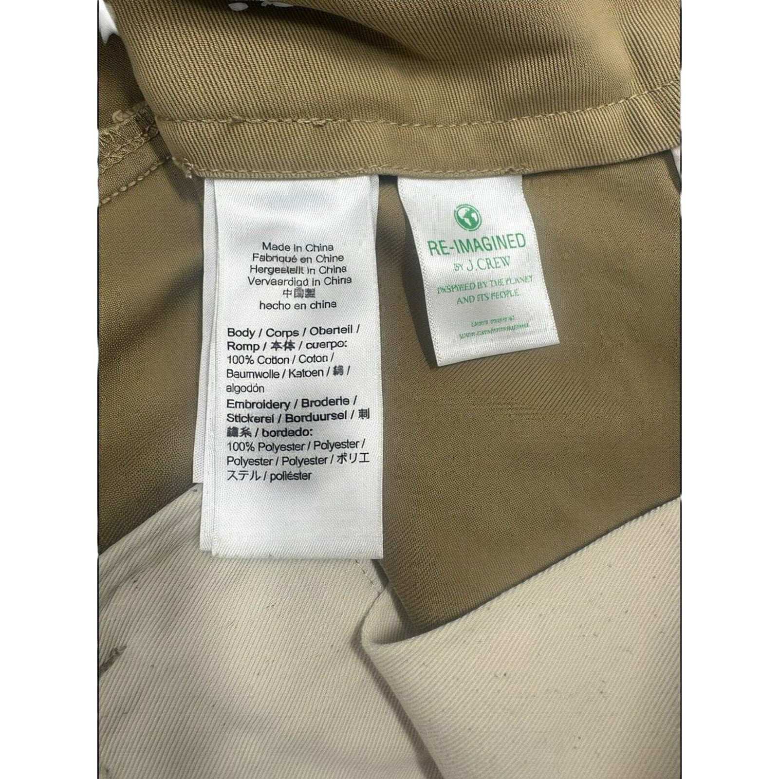 J.Crew Re-Imagined Embroidered Floral Chino Shorts Size 4