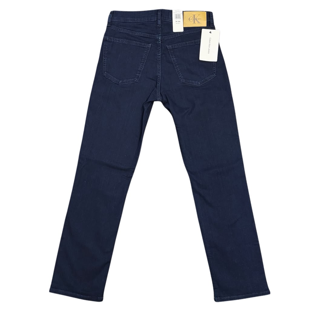 NEW Calvin Klein Vintage CK Navy Slim Straight Jeans Size 30x30L