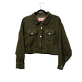 Juicy Couture Cropped Corduroy Jacket Olive Green