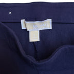 Michael Kors Navy Blue Slim Fit Stretch Leggings Size Small Pull-On Pants