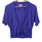 Kenneth Cole woman's knit blue top in size p/m