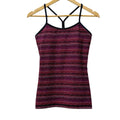 Lululemon Racerback Athletic Tank Top Multicolor Stripe - front