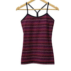 Lululemon Racerback Athletic Tank Top Multicolor Stripe - front