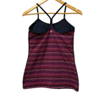 Lululemon Racerback Athletic Tank Top Multicolor Stripe - back