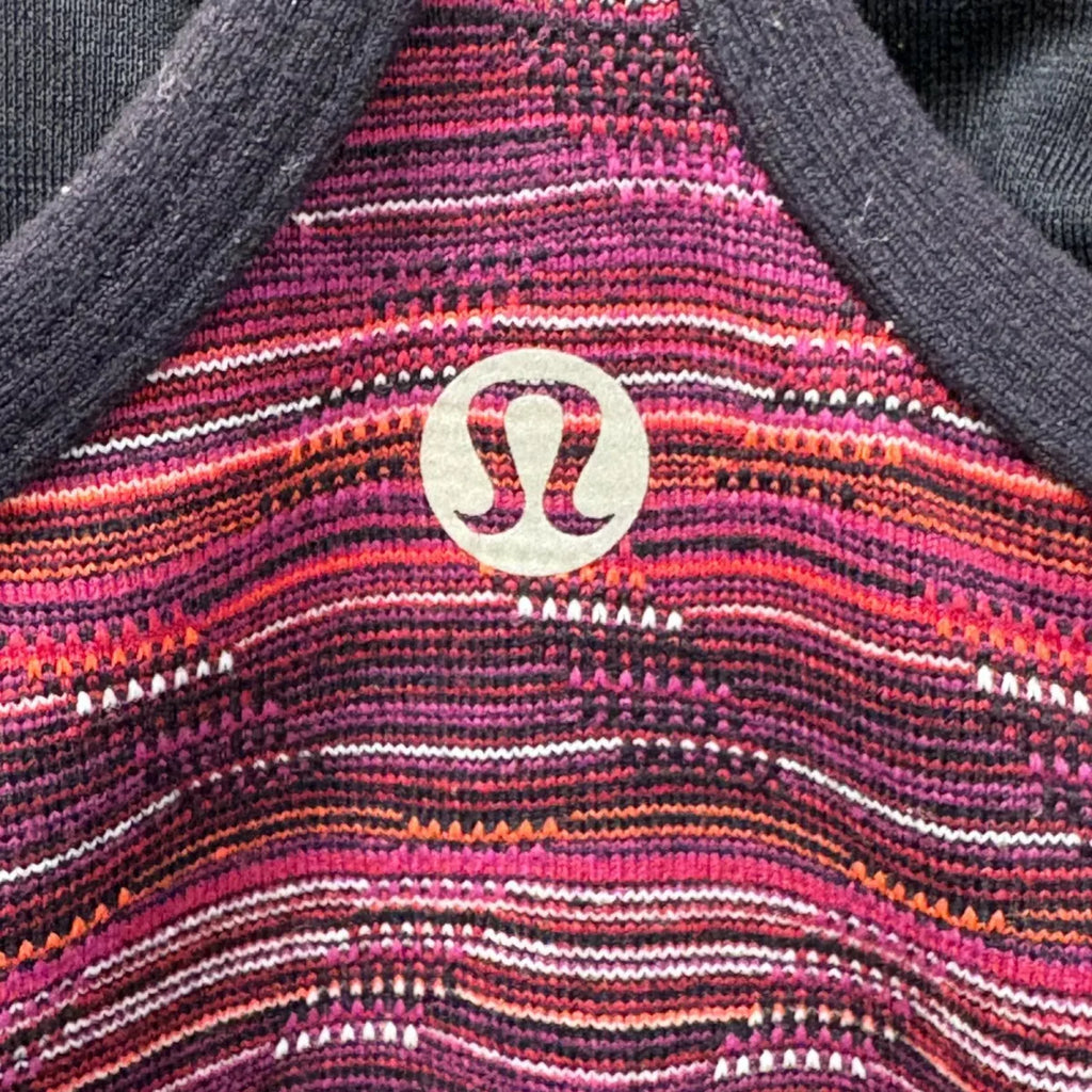Lululemon Racerback Athletic Tank Top Multicolor Stripe - detail