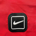 Nike Colorblock Windbreaker Track Jacket Red - label
