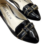 Anne Klein Akkeana Patent Leather Pointed Toe Flats - detail