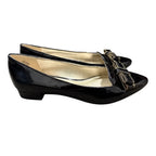 Anne Klein Akkeana Patent Leather Pointed Toe Flats - front