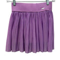 Justice Metallic Pleated Skort Purple - front