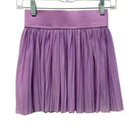 Justice Metallic Pleated Skort Purple - front
